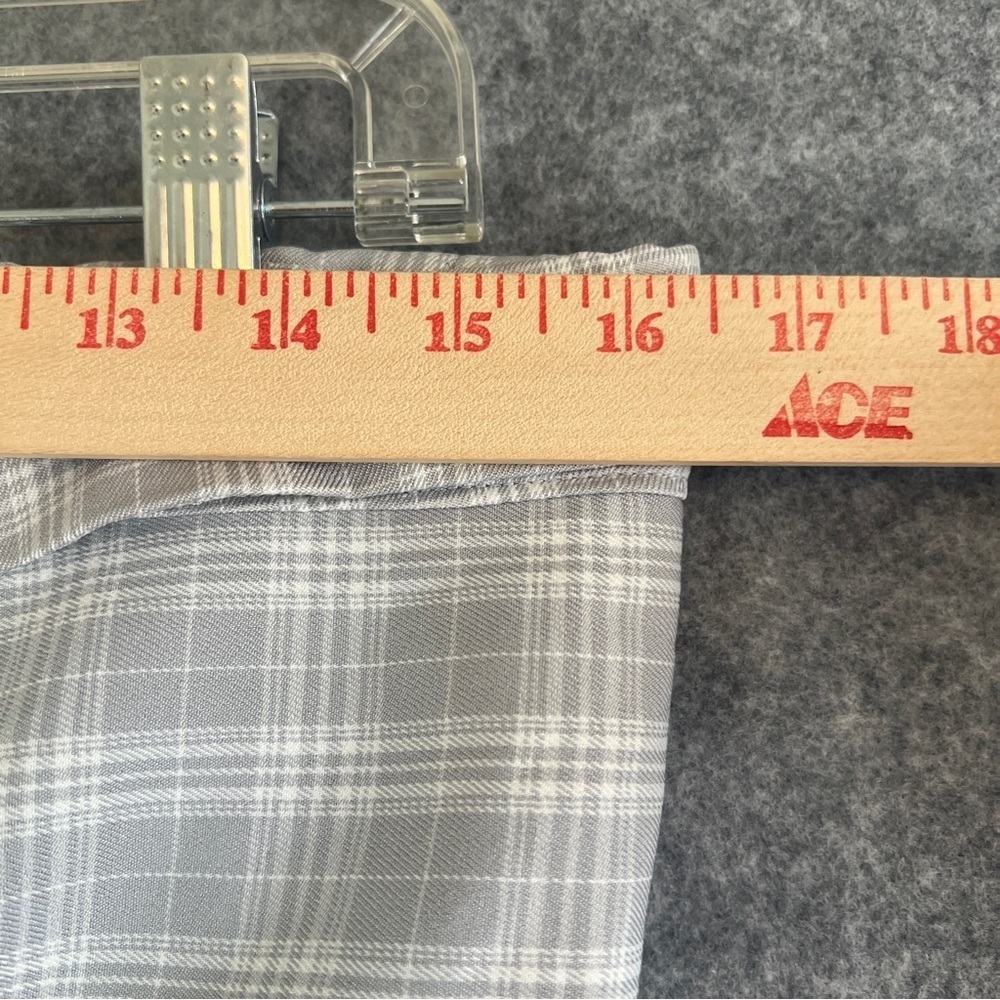MARE MARE X ANTHROPOLOGIE Strapless Button Down Tie Front Top Grey Size Medium - Picture 4 of 7